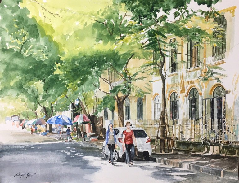 Triển lãm “Trở về” – Họa sĩ Nguyễn Đức Quang và hành trình tìm lại cội nguồn